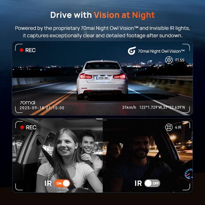 Spesifikasi 70mai T400 -2